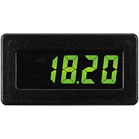[CUB4I010] CUB Series CUB4 DC Current Meter with Yellow/Green Backlighting