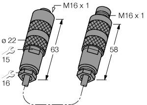 [14839] Turck Accessories, Adapter Cable (ADAPTER CABLE RING 3M)