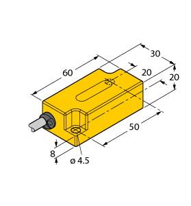 [1534060] Turck Inclinometer, With Increased Temperature Range (B2N60H-Q20L60-2LU3/S97)