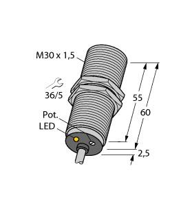 [2503024] Turck Capacitive Sensor (BC10-M30K-VN4X)