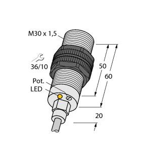 [2507010] Turck Capacitive Sensor (BC10-PT30-VP4X2)