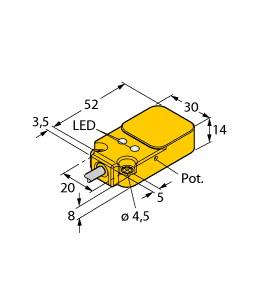 [2530001] Turck Capacitive Sensor (BC10-Q14-AP4X2)
