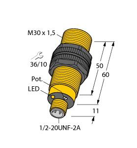 [2310810] Turck Capacitive Sensor (BC10-S30-RZ3X-B3131)