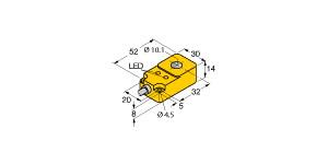 [1406100] Turck Inductive Sensor, Ring Sensor (BI10R-Q14-AP6X2)