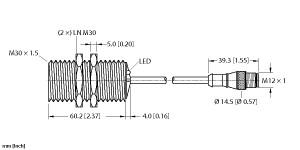 [4417085] Turck Inductive Sensor, With Weldguard® coating (BI12-GT30-AD4X-0.3-RS4.23T/S1589)