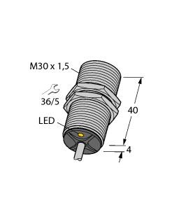 [4207300] Turck Inductive Sensor, With Increased Switching Distance (BI15-G30K-AP6X)
