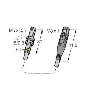 [4609787] Turck Inductive Sensor (BI1-EG05-AP6X-0.2-PSG3M)