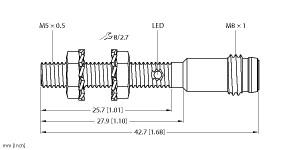 [4608640] Turck Inductive Sensor (BI1-EG05-AP6X-V1331)
