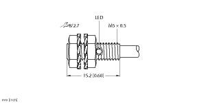 [4609764] Turck Inductive Sensor (BI1-EG05K-AN6X)