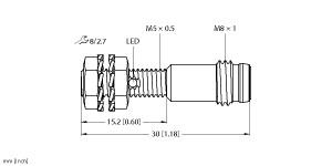 [4609769] Turck Inductive Sensor (BI1-EG05K-AN6X-V1331)