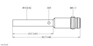 [4608440] Turck Inductive Sensor (BI1-EH04-AP6X-V1331)