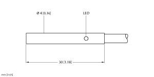 [4608450] Turck Inductive Sensor (BI1-EH04-RN6X 7M)