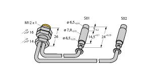 [1604602] Turck Inductive Sensor (BI1-EH08/6.5K-2AP6-225/250-FSF4.4K/S922)