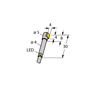 [4604001] Turck Inductive Sensor (BI1-HS540-AP6X)