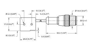 [4613497] Turck Inductive Sensor (BI1-Q6.5-AN6-0.2-RS4T)