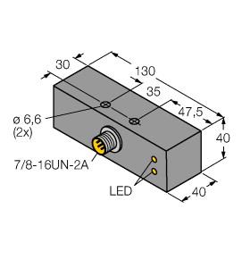 [4283503] Turck Inductive Sensor (BI20-CA40130-ADZ30X2-B1131)