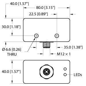 [1625591] Turck Inductive Sensor (BI20-CA4080-VP4X2-H1141)