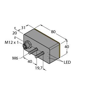 [4283496] Turck Inductive Sensor (BI20-CK4080-VP4X2-H1141/S1009)