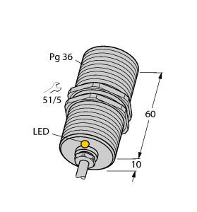 [1564501] Turck Inductive Sensor (BI25-G47-AP4X)