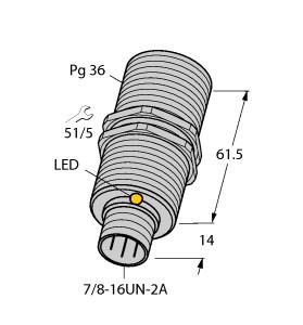 [45902] Turck Inductive Sensor (BI25-G47-VP4X-B2141)