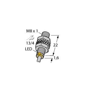 [4602541] Turck Inductive Sensor, With Increased Switching Distance (BI2-EGT08K-AP6X)