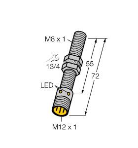 [46025] Turck Inductive Sensor (BI2-G08-AP6X-H1341)