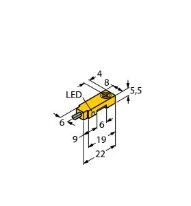 [1613015] Turck Inductive Sensor (BI2-Q5.5K-AP6X)