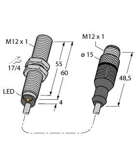 [4405048] Turck Inductive Sensor (BI2U-MT12E-AD4X-0.3-RS4.23/XOR)
