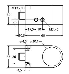 [14045] Turck Inductive Sensor, Ring Sensor (BI30R-W30-DAP6X-H1141)