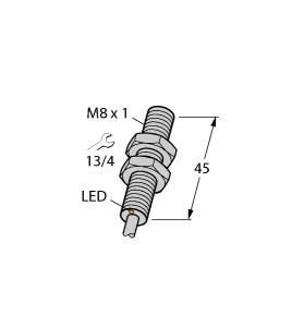 [4614704] Turck Inductive Sensor, Stainless Steel Front (BI3-EG08FE-AP6X)