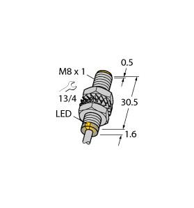 [4602910] Turck Inductive Sensor, With Increased Switching Distance (BI3-M08-AP6X)