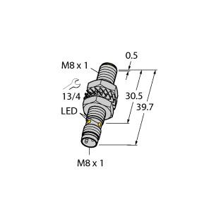[4602911] Turck Inductive Sensor, With Increased Switching Distance (BI3-M08-AP6X-V1131)