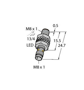 [4602942] Turck Inductive Sensor, With Increased Switching Distance (BI3-M08KK-AN6X-V1131)