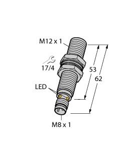[1690703] Turck Inductive Sensor, With Increased Switching Distance (BI4-G12-AP6X-V1131)