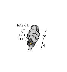 [4670285] Turck Inductive Sensor, With Increased Switching Distance (BI4-G12K-AP6X 7M)