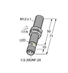 [4205087] Turck Inductive Sensor, With Weldguard® coating (BI4-GT12-ADZ32X-B3131/S1589)