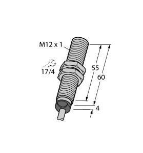 [1535532] Turck Inductive Sensor, With Analog Output (BI4-M12-LIU)