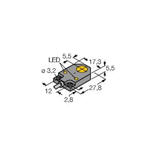 [1620114] Turck Inductive Sensor (BI4-Q06-AP6X2/S1174)