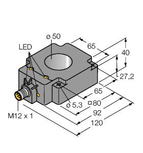 [1407530] Turck Inductive Sensor, Ring Sensor (BI50R-Q80-AP6X2-H1141)