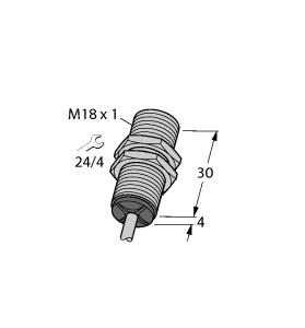 [1006097] Turck Inductive Sensor (BI5-G18-Y0 7M)
