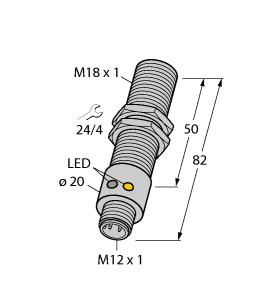 [4281214] Turck Inductive Sensor (BI5U-G18-ADZ30X2-B4331)