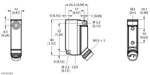 [1635526] Turck Inductive Sensor, With Extended Switching Distance (BI5U-Q12-AP6X2-H1141)