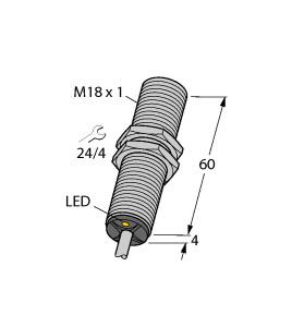 [4209393] Turck Inductive Sensor, With Increased Switching Distance (BI8-G18-ADZ30X2 7M)