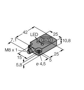 [1662002] Turck Inductive Sensor (BI8U-Q10-AP6X2-V1131)