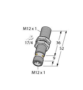 [4681202] Turck Magnetic Field Sensor, Magnetic-inductive Proximity Sensor (BIM-M12-AP6X-H1141/S1209)