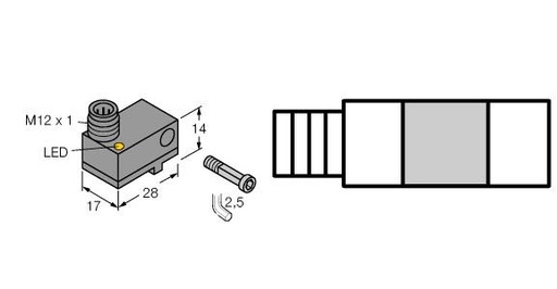 [4685401] Turck Magnetic Field Sensor, for pneumatic cylinders (magnetic-field immune) (BIM-NST-AP6X-H1141/S34)