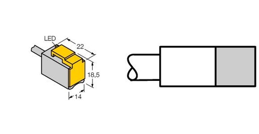 [4625500] Turck Magnetic Field Sensor, For Pneumatic Cylinders (BIM-PSM-AN6X)