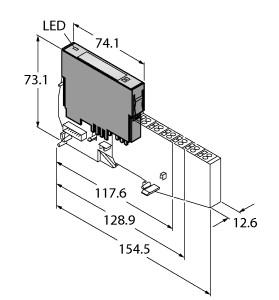 [6827166] Turck BL20 electronic module, Connection of SSI Encoders (BL20-1SSI)