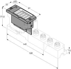 [6827191] Turck BL67 electronic module, Connection of SSI Encoders (BL67-1SSI)