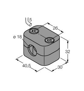 [6901320] Turck Accessories, Mounting Clamp (BSS-18)